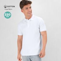 Erwachsene Wei&szlig; Polo-Shirt Koupan