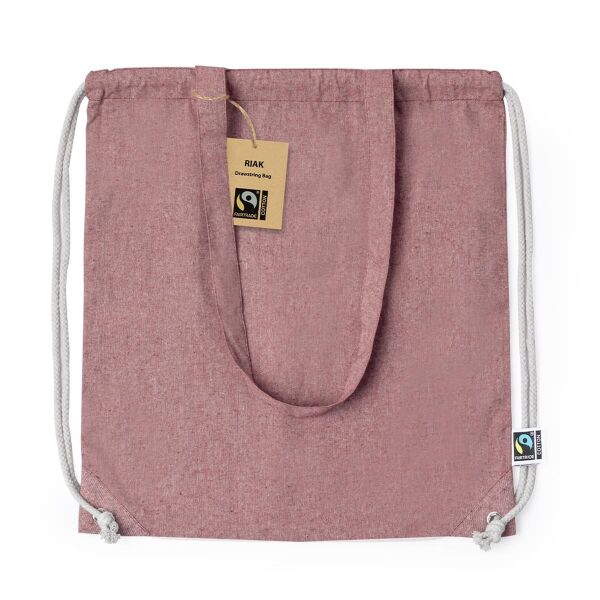 Rucksack Tasche Riak Fairtrade (rot)