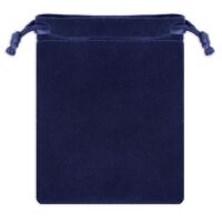 Samt Beutel (navy blau)