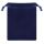 Samt Beutel (navy blau)