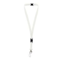 Lanyard mit Sicherheitsverschluss (wei&szlig;)