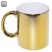Keramiktasse "Metallicolor" 330ml (gold)