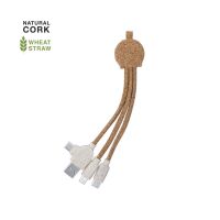 Ladekabel 4in1 "Natural Cork"