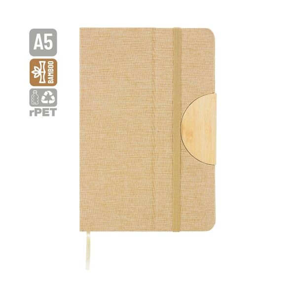 Notizbuch aus rPET & Bambus "Notebook"