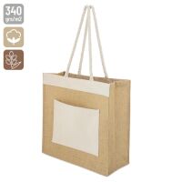 Tragetasche aus Jute 38x35x15cm