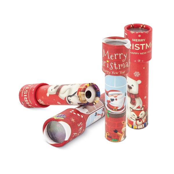 Kaleidoskop aus Karton "X-Mas" 4er Set