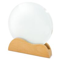 Trophäe rund aus Holz & Glas "Winner"