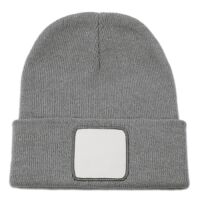 Strickm&uuml;tze mit Plankette "Subli" (grau)