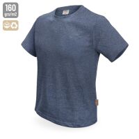 Baumwoll T-Shirt "Basic" navy XXXL