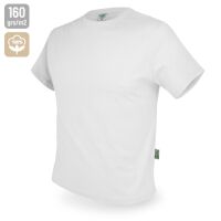 Baumwoll T-Shirt "Basic" weiß