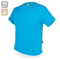 Baumwoll T-Shirt "Basic" türkis