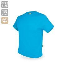 Kinder Baumwoll T-Shirt "Basic" türkis
