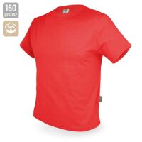 Baumwoll T-Shirt "Basic" rot XXXL