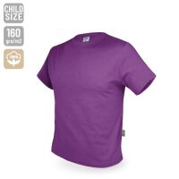 Kinder Baumwoll T-Shirt "Basic" lila