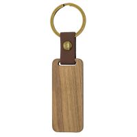 Holz Schlüsselanhänger Rechteck "Samoa"