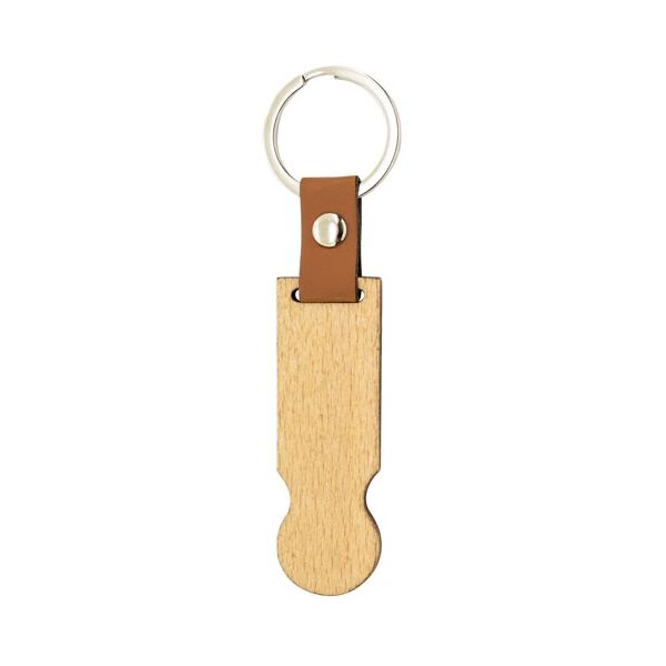 Schlüsselanhänger Chiphalter Holz
