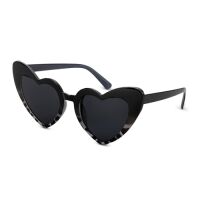 Sonnenbrille "Herz" schwarz
