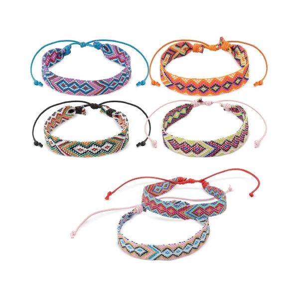 Freundschafts Armbänder "Bohemian" 6er Set