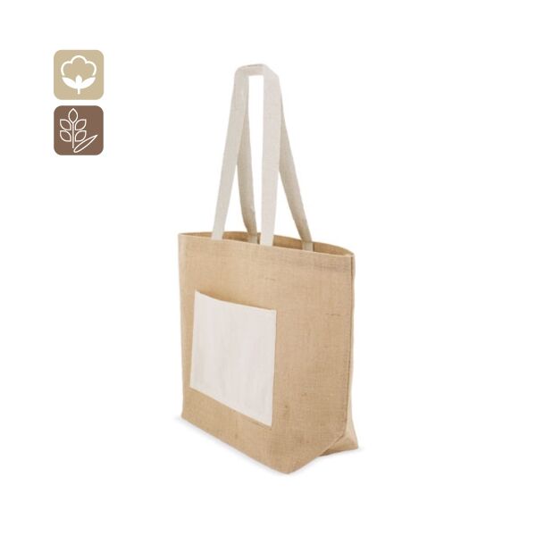 Jute & Baumwoll Shopper "Mita" 48x34x17,5cm