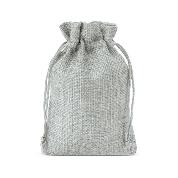 Geschenk Beutel "Jute" (grau)