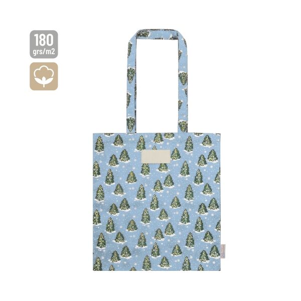 Baumwolltasche mit langen Griffen Christmas (38x42cm)