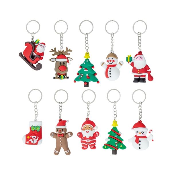 Schlüsselanhänger Christmas (10er Set)