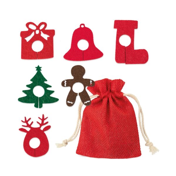 Glasmarkierer Christmas (6er Set)