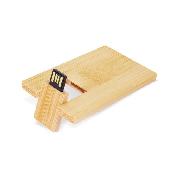 USB-Speicher Karte aus Bambus 64GB