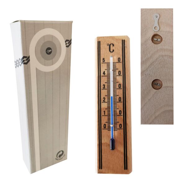 Zimmerthermometer aus Holz