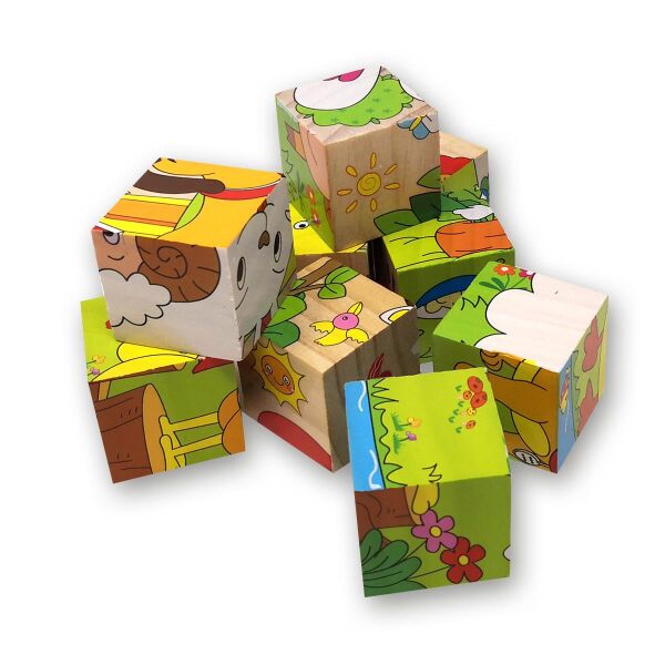 Würfelpuzzle 6in1