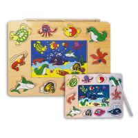 Magnet-Angelspiel mit Puzzle