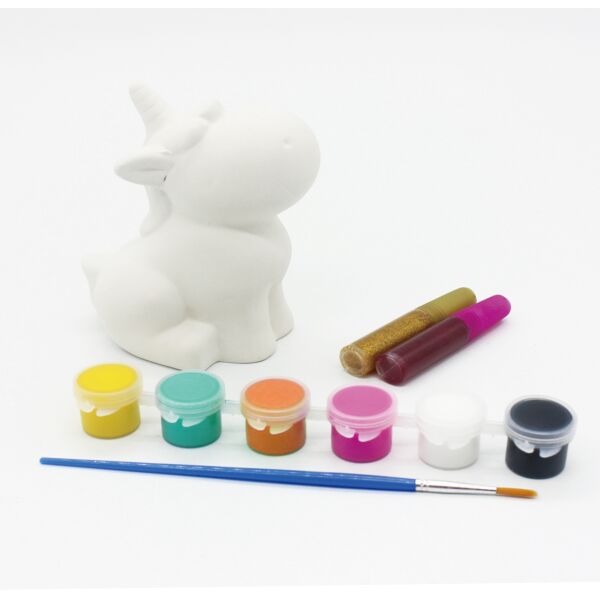 Bemalbare Spardose Einhorn