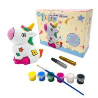 Bemalbare Spardose Einhorn