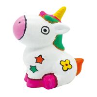 Bemalbare Spardose Einhorn