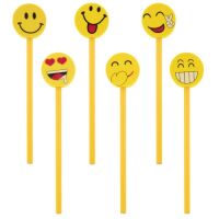 Emoji Bleistifte (6er Pack)