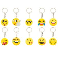Emoji Schl&uuml;sselanh&auml;nger (10er Pack)