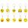 Emoji Schl&uuml;sselanh&auml;nger (10er Pack)
