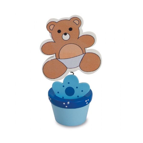 Fotohalter mit Clip "Teddybär"