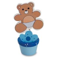 Fotohalter mit Clip "Teddybär"