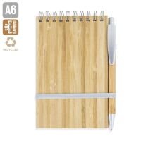 Notizblock mit Kugelschreiber "Bamboo"