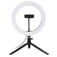 LED Tisch-Ringlicht mit Stativ