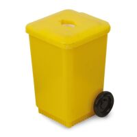 Spitzer Mülltonne