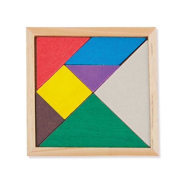 Holzpuzzle Tangram