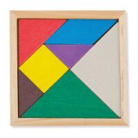 Holzpuzzle Tangram
