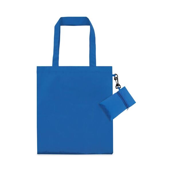 Faltbare Einkaufstasche mit Zip-Beutel 38x44cm