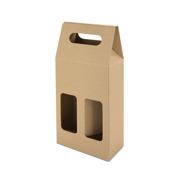 Kartonbox für 2 Flaschen