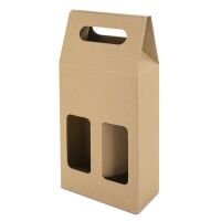 Kartonbox für 2 Flaschen