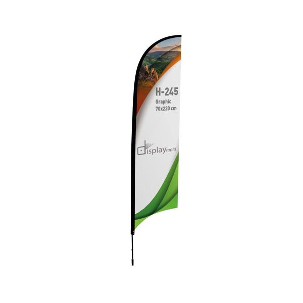 Beach Flag Segelform 70x220cm