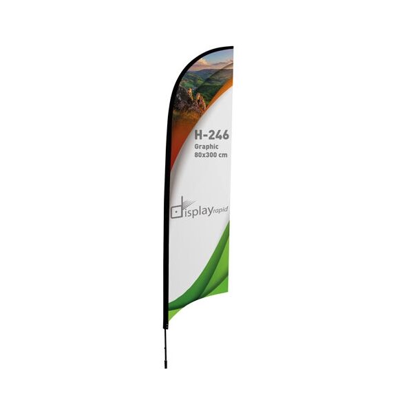 Beach Flag Segelform 80x300cm
