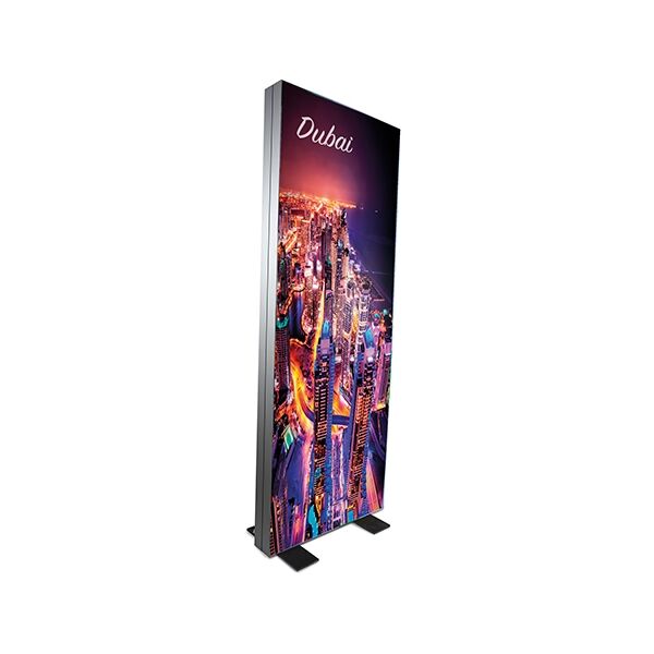 Doppelseitiger LED Leuchtsäule 60x160cm